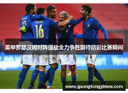 英甲罗瑟汉姆对阵强敌全力争胜期待精彩比赛瞬间